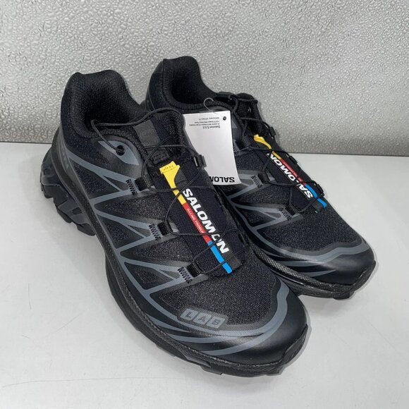 Salomon XT-6 Sportstyle Sneakers – Black – Unisex Women’s US 6.5 / Men’s US 5.5 - Picture 1 of 10